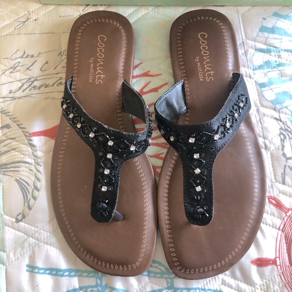Coconuts by Matisse Black Sandals